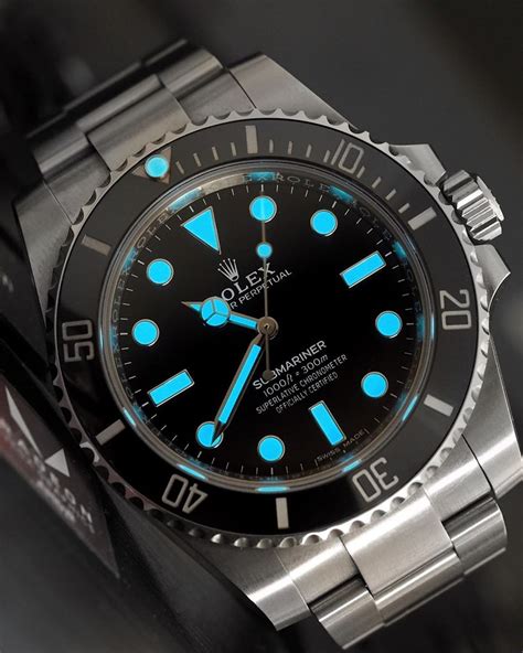 when did blue lume happen rolex|evolution of lume watches.